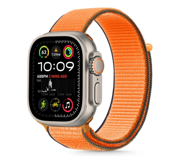 TECH-PROTECT Nylon do Apple Watch 44/45/46/49 mm Kumquat 5906302370795 - 1296623 - zdjęcie
